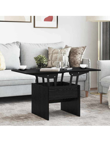 Tavolino da salotto Rovere Nero 55 x 54,5 x 45 cm