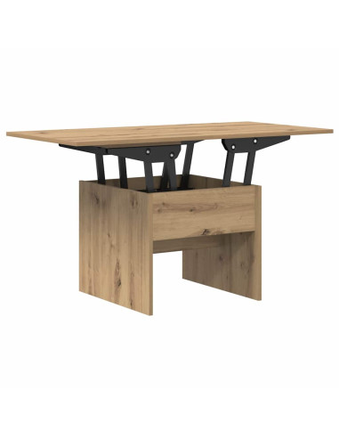 Tavolino da salotto Rovere artigianale 55 x 54,5 x 45 cm