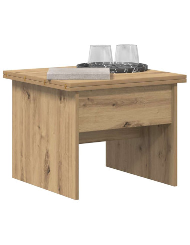 Tavolino da salotto Rovere artigianale 55 x 54,5 x 45 cm