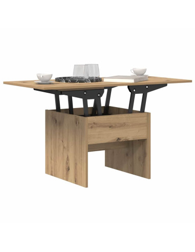 Tavolino da salotto Rovere artigianale 55 x 54,5 x 45 cm