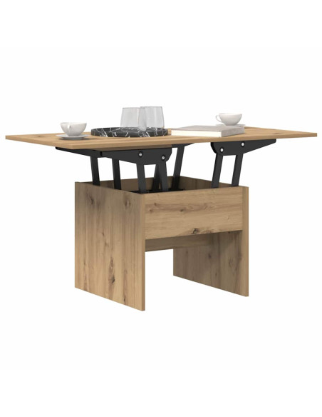 Tavolino da salotto Rovere artigianale 55 x 54,5 x 45 cm