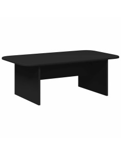 Tavolino da salotto Nero 93 x 53 x 33 cm Legno multistrato 2