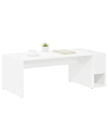Tavolino da salotto Bianco 101,5 x 50 x 37 cm Legno multistrato