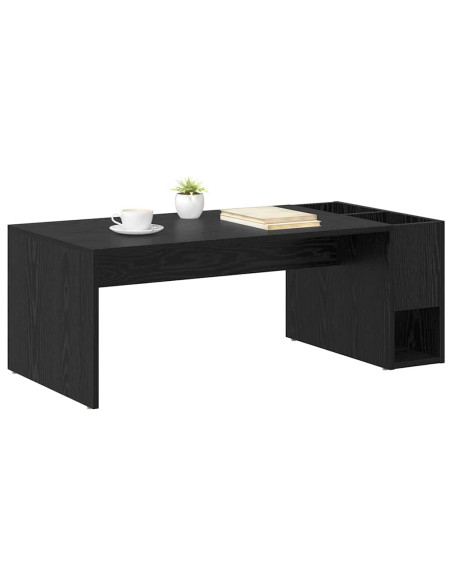 Tavolino da salotto Rovere Nero 101,5 x 50 x 37 cm