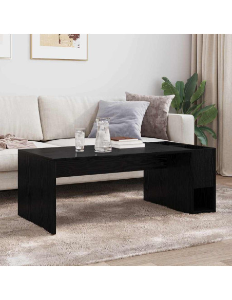 Tavolino da salotto Rovere Nero 101,5 x 50 x 37 cm