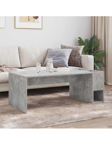 Tavolino da salotto Grigio cemento 101,5 x 50 x 37 cm