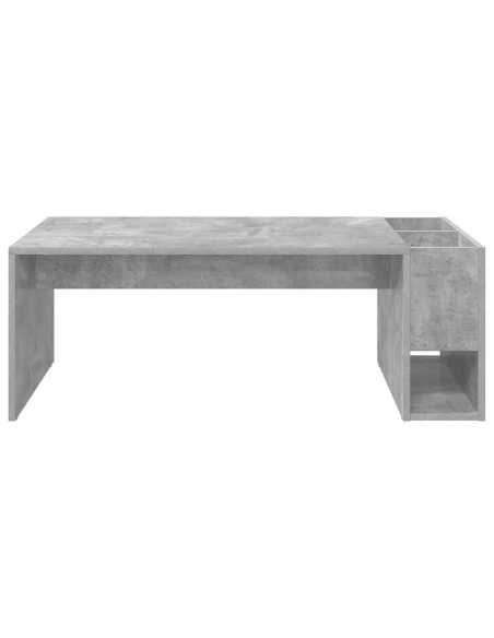 Tavolino da salotto Grigio cemento 101,5 x 50 x 37 cm