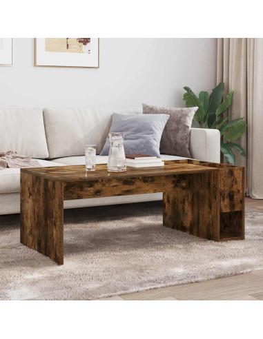 Tavolino da salotto Rovere fumé 101,5 x 50 x 37 cm