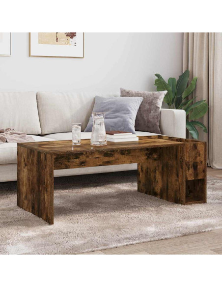 Tavolino da salotto Rovere fumé 101,5 x 50 x 37 cm