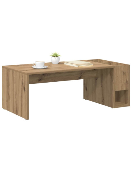 Tavolino da salotto Rovere artigianale 101,5 x 50 x 37 cm