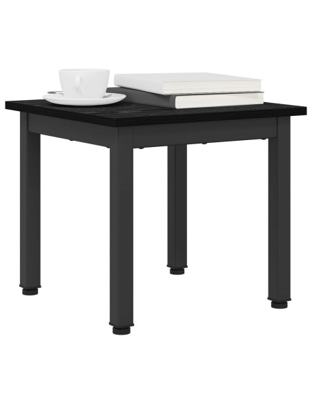 Tavolino da salotto Rovere Nero 40 x 40 x 36 cm