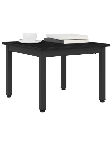 Tavolino da salotto Rovere Nero 50 x 50 x 36 cm