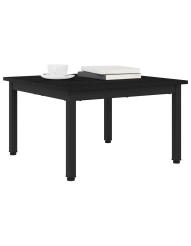 Tavolino da salotto Rovere Nero 60 x 60 x 36 cm