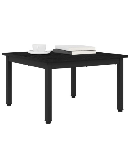 Tavolino da salotto Rovere Nero 60 x 60 x 36 cm