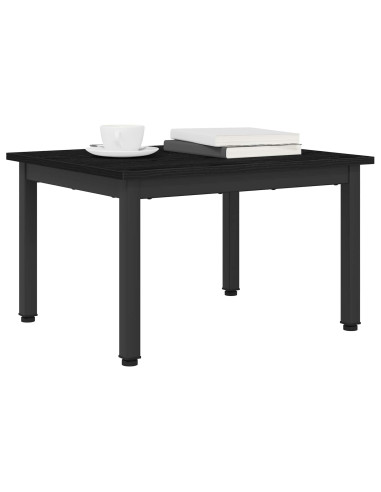 Tavolino da salotto Rovere Nero 60 x 50 x 36 cm