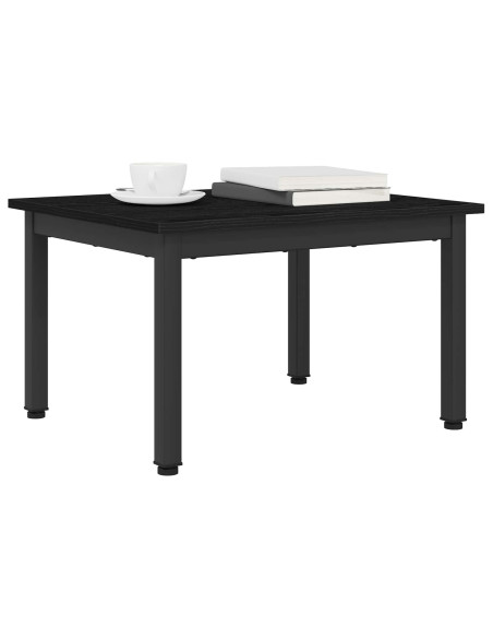 Tavolino da salotto Rovere Nero 60 x 50 x 36 cm