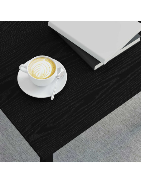 Tavolino da salotto Rovere Nero 60 x 50 x 36 cm
