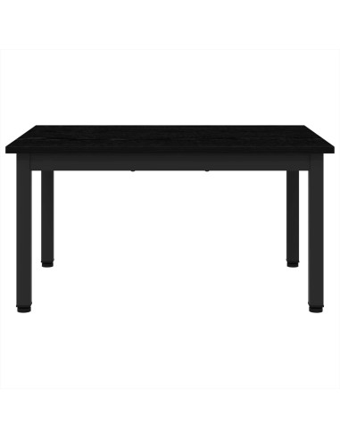 Tavolino da salotto Rovere Nero 70 x 50 x 36 cm