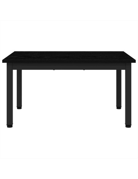 Tavolino da salotto Rovere Nero 70 x 50 x 36 cm