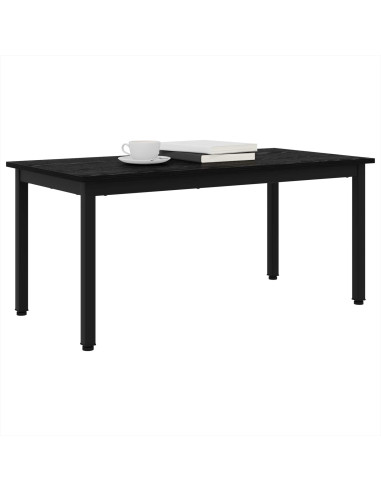 Tavolino da salotto Rovere Nero 100 x 50 x 45 cm