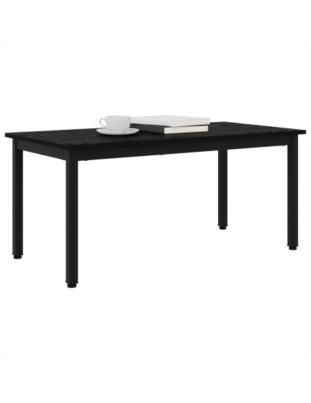 Tavolino da salotto Rovere Nero 100 x 50 x 45 cm
