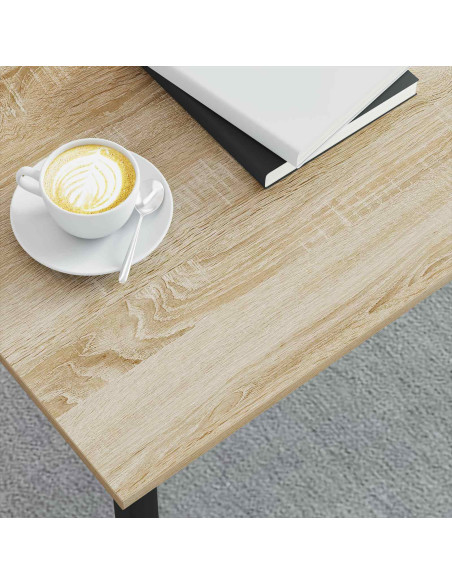 Tavolino da salotto Sonoma 100 x 50 x 45 cm Legno multistrato