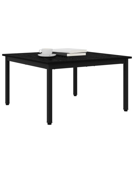 Tavolino da salotto Rovere Nero 80 x 80 x 45 cm