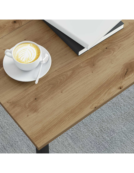 Tavolino da salotto Rovere Artigianale 80 x 80 x 45 cm