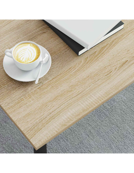 Tavolino da salotto Sonoma 100 x 100 x 45 cm Legno multistrato