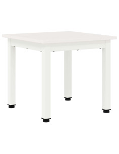 Tavolino da salotto Bianco 40 x 40 x 36 cm Pino massello 2