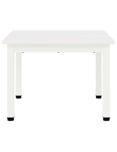 Tavolino da salotto Bianco 50 x 50 x 36 cm Pino massello