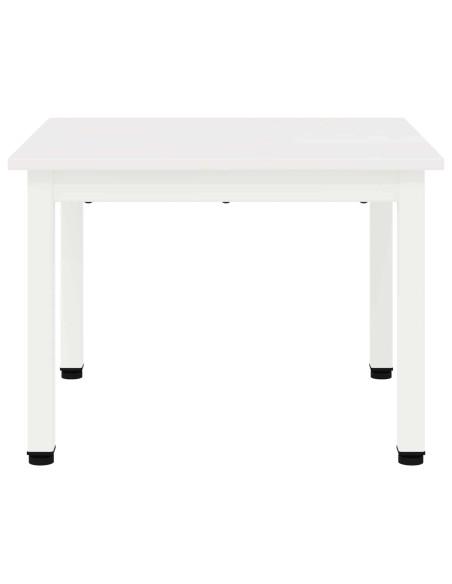 Tavolino da salotto Bianco 50 x 50 x 36 cm Pino massello