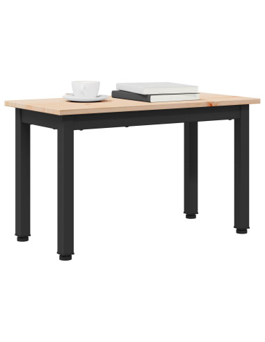 Tavolino da salotto Naturale 60 x 30 x 36 cm Pino massello