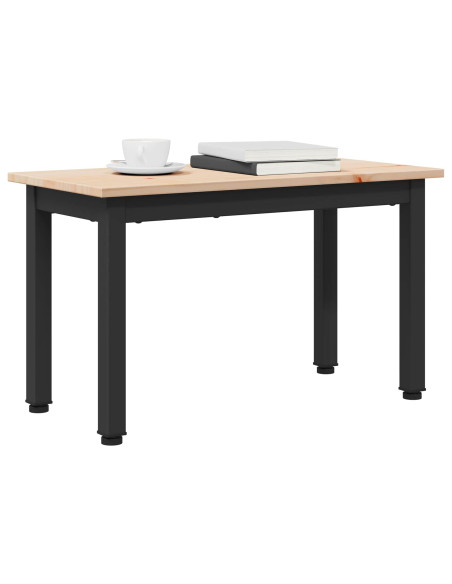 Tavolino da salotto Naturale 60 x 30 x 36 cm Pino massello