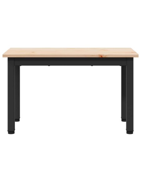 Tavolino da salotto Naturale 60 x 30 x 36 cm Pino massello