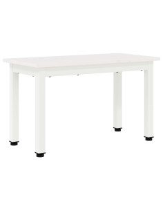 Tavolino da salotto Bianco 60 x 30 x 36 cm Pino massello 2