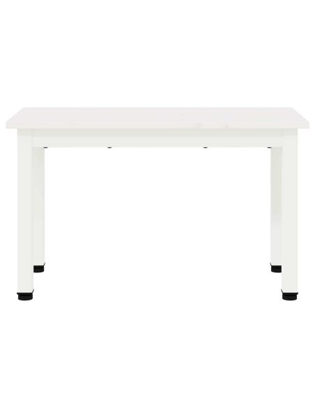 Tavolino da salotto Bianco 60 x 30 x 36 cm Pino massello