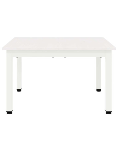 Tavolino da salotto Bianco 60 x 60 x 36 cm Pino massello