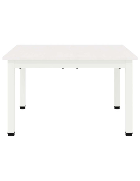 Tavolino da salotto Bianco 60 x 60 x 36 cm Pino massello