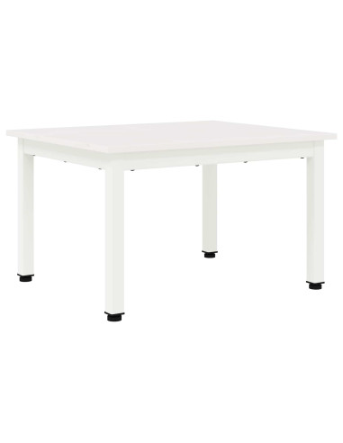 Tavolino da salotto Bianco 60 x 50 x 36 cm Pino massello