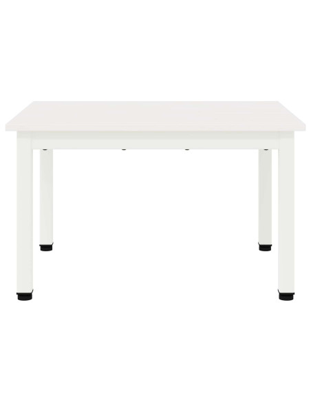 Tavolino da salotto Bianco 60 x 50 x 36 cm Pino massello
