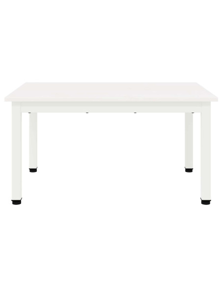 Tavolino da salotto Bianco 70 x 50 x 36 cm Pino massello