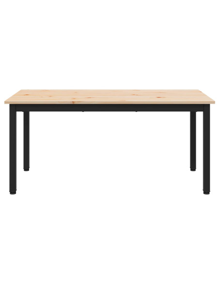 Tavolino da salotto Naturale 100 x 50 x 45 cm Pino massello