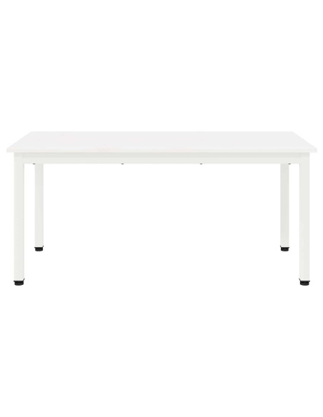 Tavolino da salotto Bianco 100 x 50 x 45 cm Pino massello