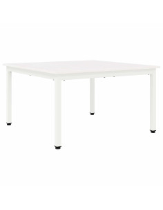Tavolino da salotto Bianco 80 x 80 x 45 cm Pino massello 2