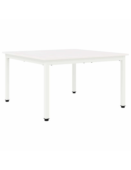 Tavolino da salotto Bianco 80 x 80 x 45 cm Pino massello