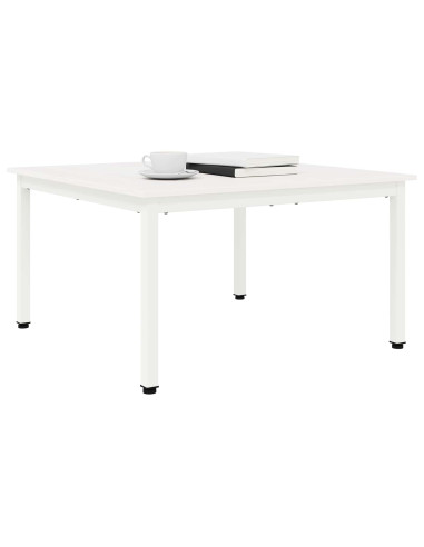 Tavolino da salotto Bianco 80 x 80 x 45 cm Pino massello