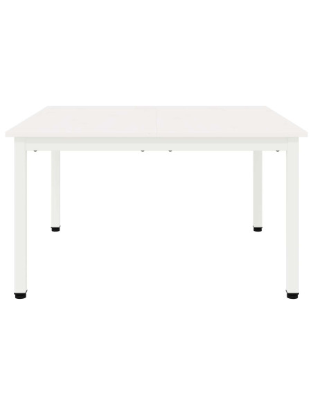 Tavolino da salotto Bianco 80 x 80 x 45 cm Pino massello