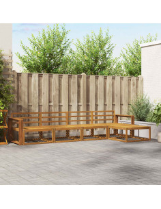 Set di divani da esterno 5 pcs Naturale