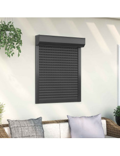 Persiana a rullo Antracite 70 x 100 cm Alluminio e poliuretano